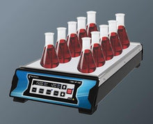 Load image into Gallery viewer, BenchMate MHS-10 Hotplate Stirrer (10 position) (with power supply)